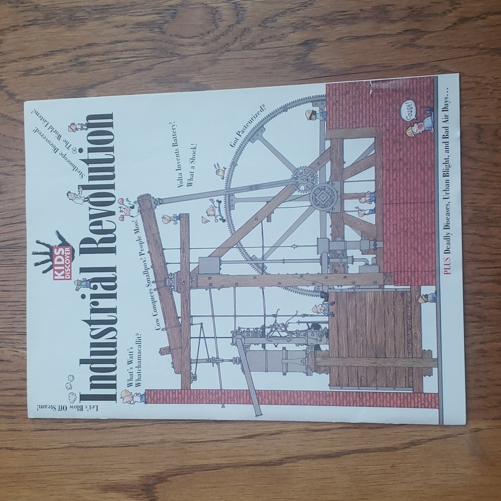 Vintage Y2K Kids Discover Magazine Industrial Revolution Volume 11 Issue 11